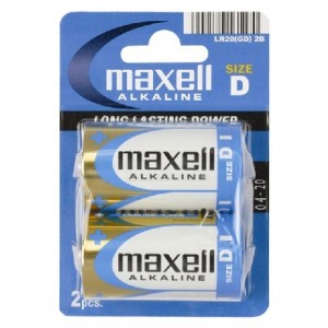 Blister 2 pilas LR20 (D) alcalinas  PANASONIC