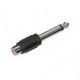 Clavija jack 6.3 a RCA (mono)