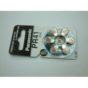 Set 6 pilas para Audifonos PR41 (312)