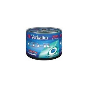 Tarrina Vervatim CD-R -  50 unidades