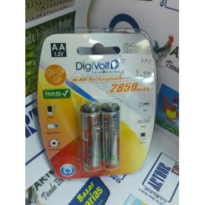 Blister 2 baterias recargables Digivolt AAA (1100 mA)
