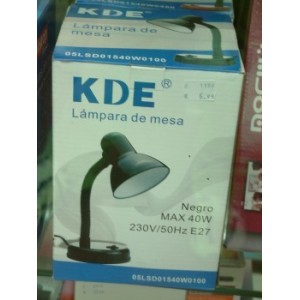 Flexo de escritorio KDE (Casquillo E27) (max.40 w)