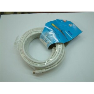 Rollo cable antena 15 mts. Blanco