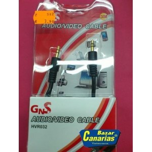 Cable jack 3.5 macho-macho (3 mts) - HVR032