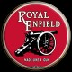 pegatina ROYAL ENFIELD CAÑON (vinilo Laminado)