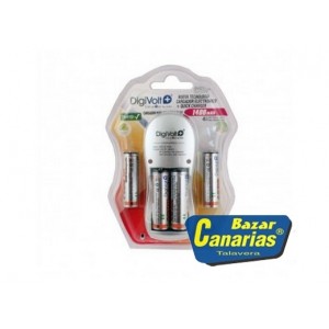 Cargador DigivolT QC-1400 (4 AA - 1400mAh)