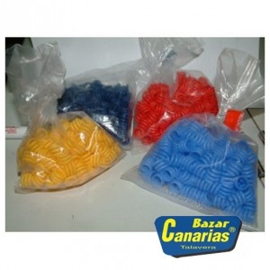 PACK 10 ANILLAS ESPIRAL 18MM GALLINAS Y PATOS