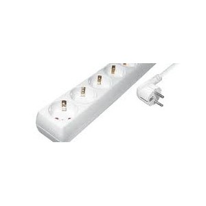 Regleta KDE con toma de tierra (4 tomas) sin interrup.