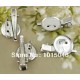 clip de cocodrilo  metal pin broche 30mm  artesania PACK 5 UDS