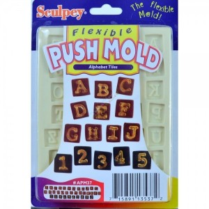 Molde Flexible Letras Enmarcadas FIMO 
