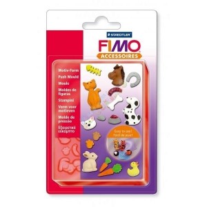 Molde Fimo Figuras Mascotas  fimo