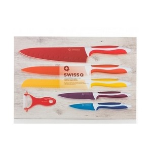 Set 5 cuchillos Suizos + Pelador