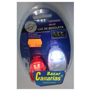 Pack duo Luces para Bicicleta (roja y blanca)
