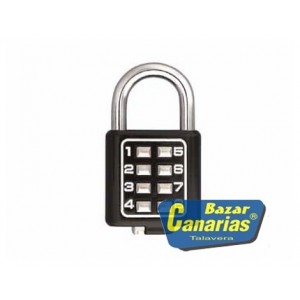 Candado combinación - mod. L-35 (8 digitos)