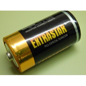 Blister 2 pilas TIPO D Extrastar (R20)
