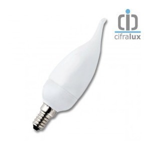 Lámpara vela LED- E14 - 3W mate