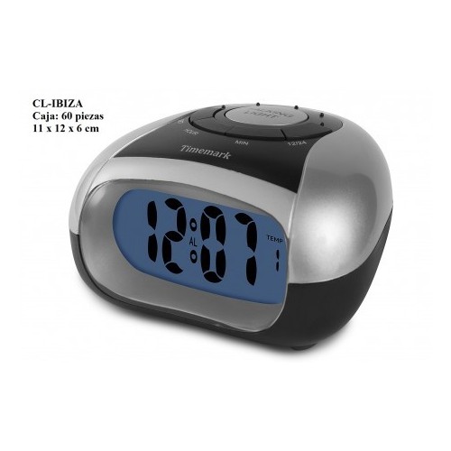 RADIO DESPERTADOR DIGITAL, FM, 2 ALARMAS, CALENDARIO – Sytech S.L.