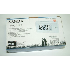 Reloj despertador Sanda SD-7667