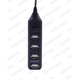 Regleta Hub 4 USB Multi Cargador - SD-1007