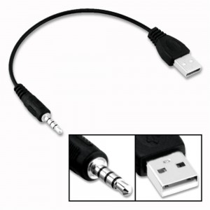 Cable jack 3mm - USB (programación y audio) SANDA SD7207