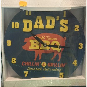Reloj de pared BBQ