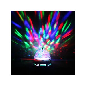 Lampara de colores rotativa LED (efecto discoteca)