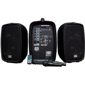 Altavoces  AMS COMPACT 400USB - Sist. audio portátil