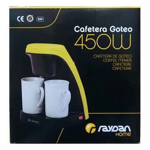Cafetera electrica 2 Tazas Raydan Home 26010 - 450w - Bazar Canarias  Talavera * ArtchiSound, S.L.