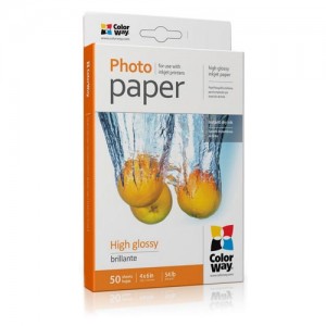  Papel fotografico Colorway glossy 10x15cm  - 50 hojas