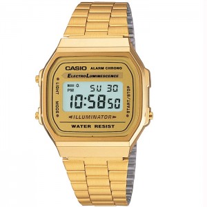 Reloj Casio metálico dorado A168WG-9BWEF