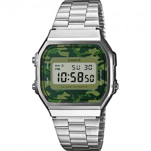 Reloj Casio metálico plateado A158WA-1DF