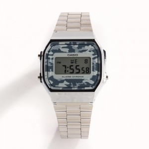 Reloj Casio metálico plateado A168WEC-1EF