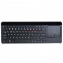 Teclado Bluetooth IBK-14 ultra-delgado con panel táctil (Negro)