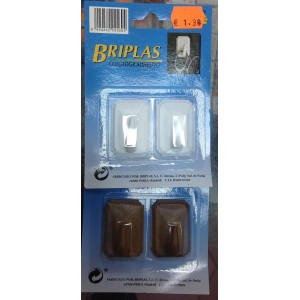 Blister dos colgadores adhesivos (varios colores)