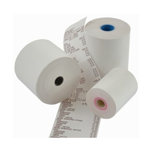 Rollo papel térmico registradoras 57x55x12
