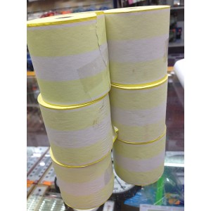 Rollo papel impresoras-registradoras 57x65x12 (amarillo)