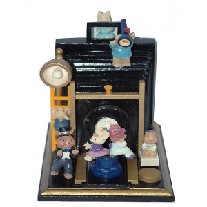 Caja musical de madera (c&aacute;mara fotogr&aacute;fica)