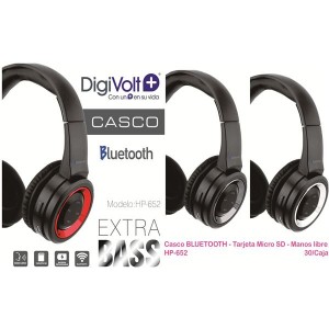 Auricular Bluetooth y microSD Digivolt HP-652