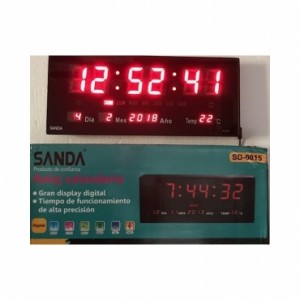 RELOJ DIGITAL DE PARED SANDA SD-0015