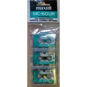 MICROCASSETTE MAXELL MC-60UR-3U