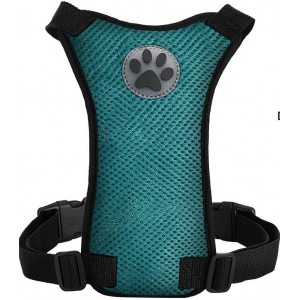 Arnés de seguridad perro, con correa-cinturón, verde, talla L