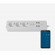 Regleta de 4 USB y 3 enchufes 1,8m SPC Clever Power Strip
