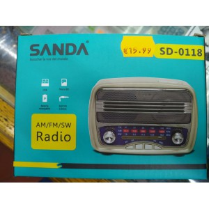 RADIO AM/FM/SW SANDA SD-0118