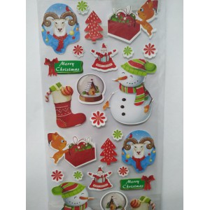 PEGATINAS MERRY CHRISTMAS