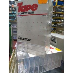 CAJA CASSETTE 10 UNIDADES