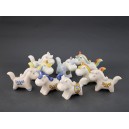 Unicornio decorativo de ceramica.