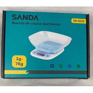 BASCULA DE COCINA ELECTRONICA SANDA SD-0225