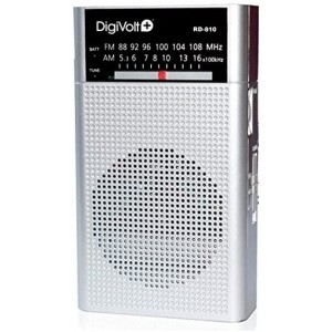 DigiVolt RD-810 Radio 2 Bandas (Plata) 