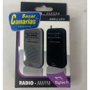 Radio de Bolsillo Am-FM, Altavoz, Vertical, Negro (sytech) 