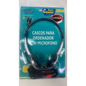 AURICULARES CASCOS PARA ORDENADOR SANDA SD-0379